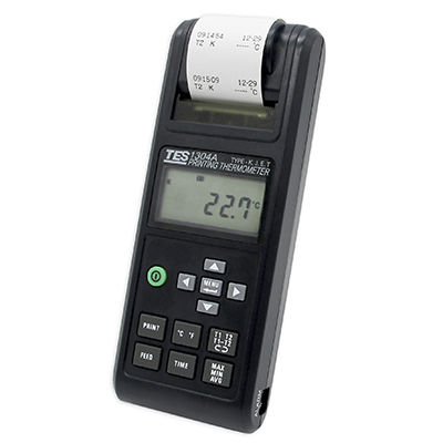 Термометр с термопарой - TES-1304A - TES Electrical Electronic Corp. - цифровой / переносной / с двойным каналом