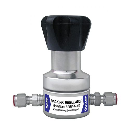Регулятор противодавления для газа - BPRV - Steam Equipments - с диафрагмой / из нержавеющей стали / для аналитического инструмента