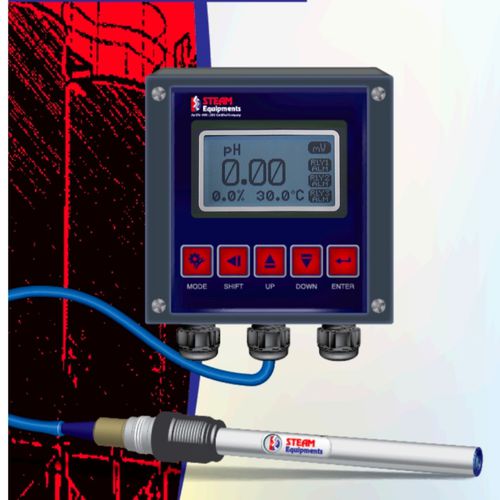 Датчик pH с цифровым индикатором - UVCON-pH/ORP - Steam Equipments