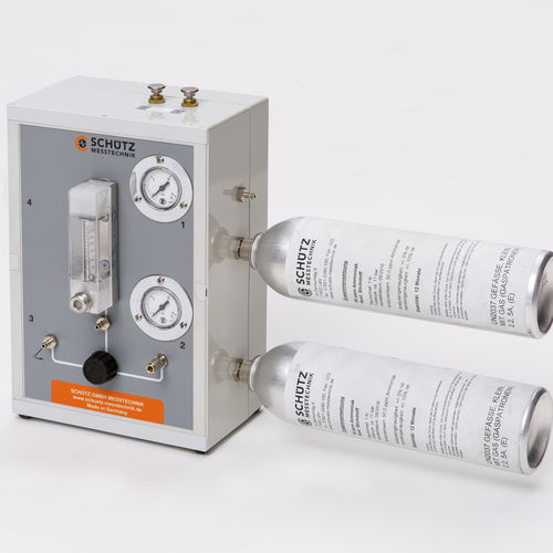 Испытательный стенд чувствительности потока - PS 203 - Schütz GmbH Messtechnik - полуавтоматический / для датчика утечки газа