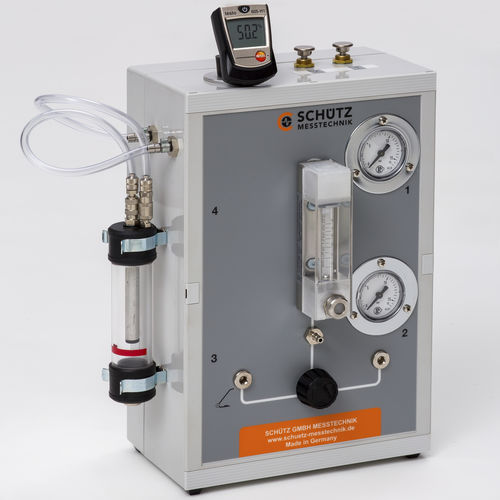 Испытательный стенд чувствительности потока - PS 203 F - Schütz GmbH Messtechnik - полуавтоматический / полупроводника / для датчика утечки газа