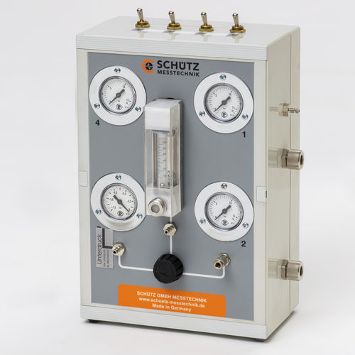 Испытательный стенд чувствительности потока - PS 403 US - Schütz GmbH Messtechnik - полуавтоматический / для датчика утечки газа