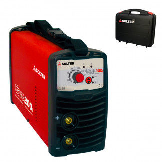 Сварочный аппарат MMA - CORE 200I + MALETIN - SOLTER® - монофазовый / DC / переносной