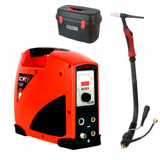 Сварочный аппарат TIG - ICONTIG 1880 HF + MALETIN XL - SOLTER® - монофазовый / DC / переносной