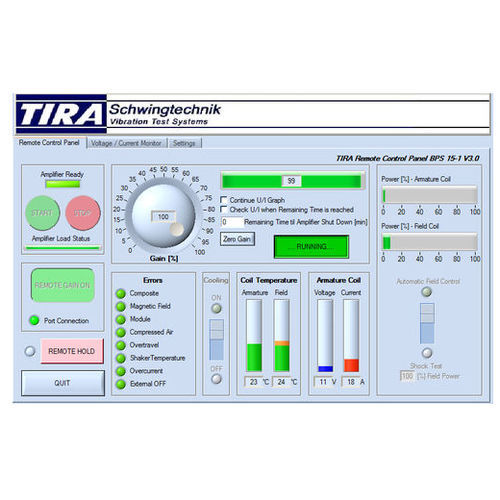 Программное обеспечение для испытания вибраций - TIRA GmbH - для интерфейса / для контроля / для управления