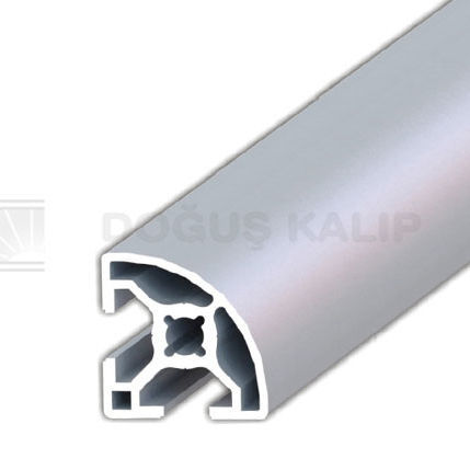Профиль из алюминия - 1.1.08.030030.08 - Dogus Kalip Metal ve Form San. Dis Tic. Ltd. Sti. - изогнутый