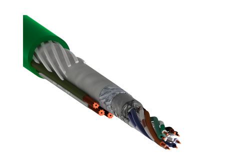 Электрический кабель для передачи данных - SKDP03-T - SAMCON Prozessleittechnik - Ethernet / Gigabit Ethernet / маслоустойчивый