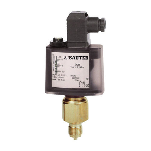 Прессостат для жидкостей - DSA14 series - Fr. Sauter AG - для пара / для газа / из латуни