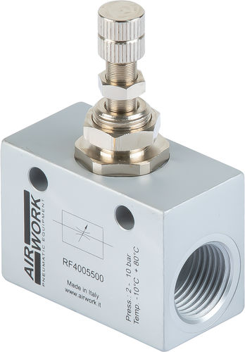 Объемный регулятор расхода - RF series - A&T Fluid solutions - пневматический / для воздуха / ручной