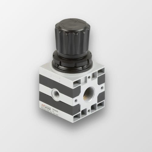 Регулятор / редуктор давления для воздуха - YR series - A&T Fluid solutions - на пружине / из алюминия / промышленный