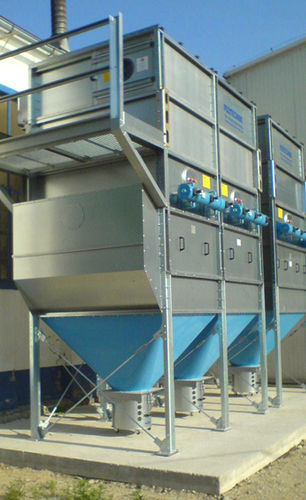 Пылеуловитель с картриджем - Höcker Polytechnik - очистка пульсирующей струей / компактный / для пескоструйной обработки