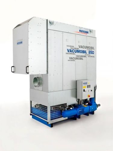 Пылеуловитель с фильтром - Vacumobil 140 / 160 - Höcker Polytechnik - подвижный / для древесной пыли / энергосберегающий