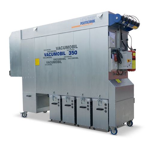 Пылеуловитель с фильтром - Vacumobil 350 - Höcker Polytechnik - механическая прочистка / модульный / подвижный