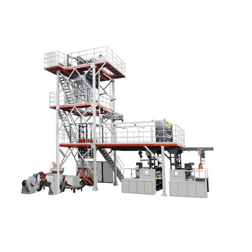 Многослойная коэкструзионная линия - M2B-1700Q  - Jinming Machinery (Guangdong) Co., Ltd. - пленка с раздувом / для ТПУ / для барьерной пленки