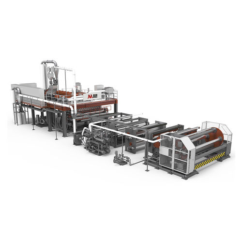 Коэкструзионная линия для плоской пленки - M3L-2500  - Jinming Machinery (Guangdong) Co., Ltd. - для PE / для CPP / 3 слоя