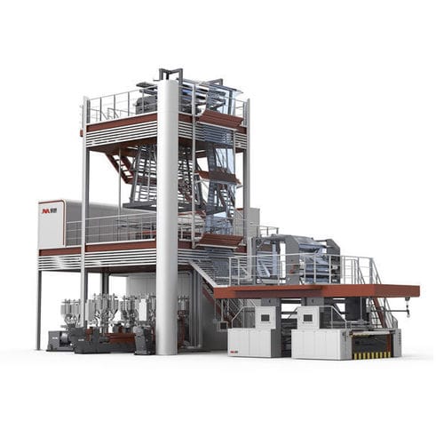 Коэкструзионная линия 5 слоев - M5B-2300Q-S - Jinming Machinery (Guangdong) Co., Ltd. - пленка с раздувом