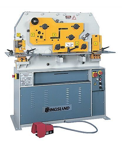 Полуавтоматический пробивной пресс - Compact 60 - Kingsland Engineering - гидравлический / для листа / срез