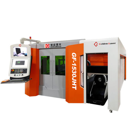 Станок для резки волоконный лазер - GF-1530JHT - Golden Laser Co., Ltd - для металла / для листа / для труб