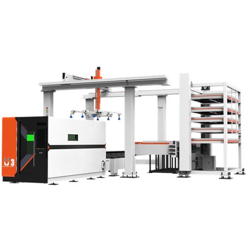 Станок для резки волоконный лазер - U3 Flex Loader - Golden Laser Co., Ltd - для листа / с автоматической погрузкой/разгрузкой