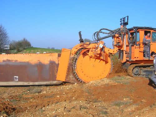 Шпонострогальный станок с колесом - SMC 502 R - MARAIS SA - гусеничный