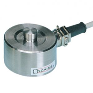 Датчик силы при сжатии - K450 - SCAIME - тип кнопка / из нержавеющей стали / IP67