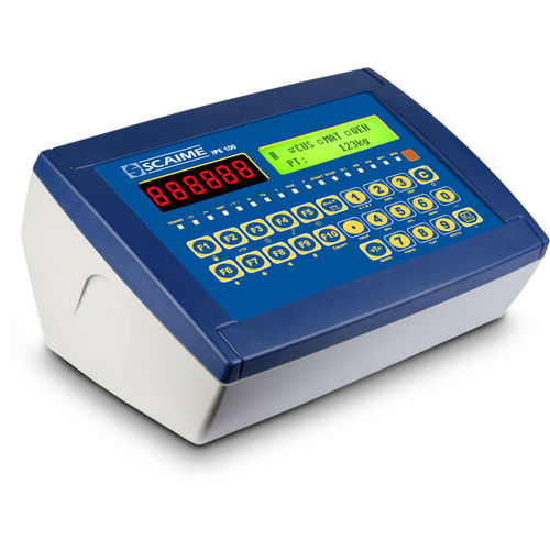 Цифровой весовой терминал - IPE100 PLBOX - SCAIME - светодиодный дисплей / настольный / встраиваемый