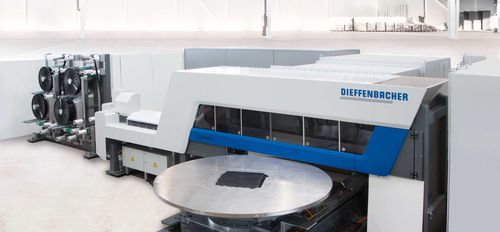 Производственная линия деталей из композитных материалов - Fiberforge - Dieffenbacher - непрерывного действия / одиночная
