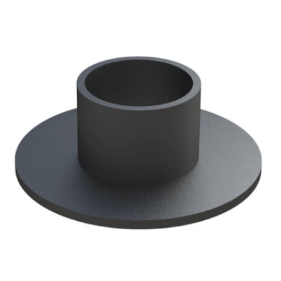 Шайба с буртиком - TI   - ISC PLASTIC PARTS - антивибрационная / круглая / из полиамида
