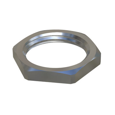 Шестиугольная гайка - PRTUM - ISC PLASTIC PARTS - плоская / из металла