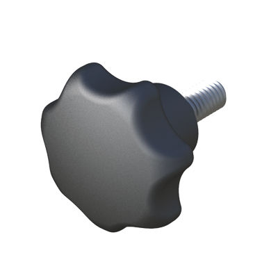 Резьбовая кнопка - LHST - ISC PLASTIC PARTS - крестообразная / из полиамида
