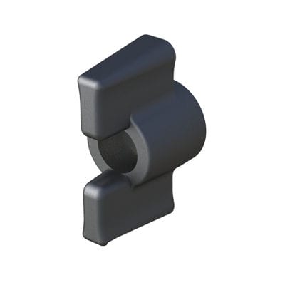 Двухтактная кнопка - LHMA - ISC PLASTIC PARTS - поворотный затвор / из полиамида / сталь