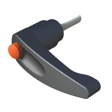 Зажимной рычаг с пластиковой ручкой - LHKB - ISC PLASTIC PARTS - нержавеющий