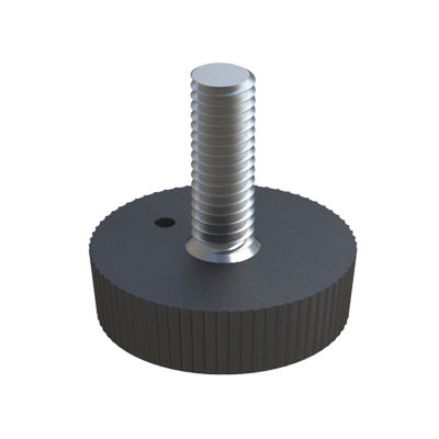 Ножка машины - LKR - ISC PLASTIC PARTS - из полиамида / нейлоновая / регулируемая