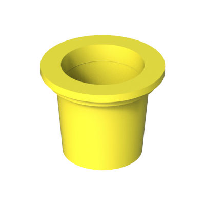 Круглая пробка - LHUT - ISC PLASTIC PARTS - наружная резьба / из полиэтилена низкой плотности (ПЭВД) / для защиты