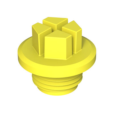 Шестиугольная пробка - DT - ISC PLASTIC PARTS - резьбовая / из пластика / герметик