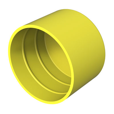 Круглая крышка - DCTU - ISC PLASTIC PARTS - из полиэтилена низкой плотности (ПЭВД) / защитная
