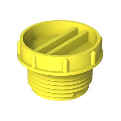 Круглая пробка - PTG - ISC PLASTIC PARTS - резьбовая / из полиэтилена низкой плотности (ПЭВД) / для защиты