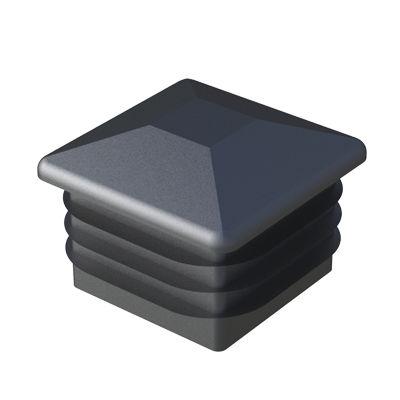 Квадратная пробка - LES - ISC PLASTIC PARTS - прямоугольная / с лопатками / наружная резьба