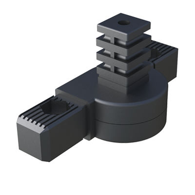 Угловой трубный соединитель - THCYE - ISC PLASTIC PARTS - квадратный / из полиамида