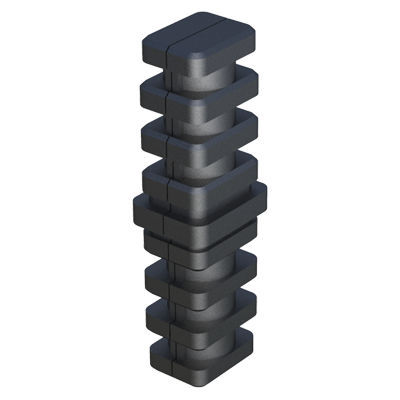 Квадратный трубный соединитель - SAIAA - ISC PLASTIC PARTS - из стали