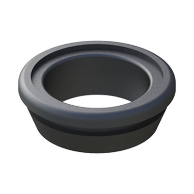 Проходная втулка ПВХ - HYPAG - ISC PLASTIC PARTS - открытая