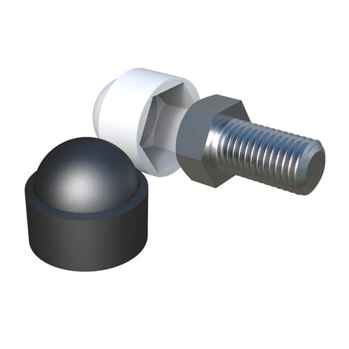 Круглая крышка - LBK - ISC PLASTIC PARTS - из пластика / защитная