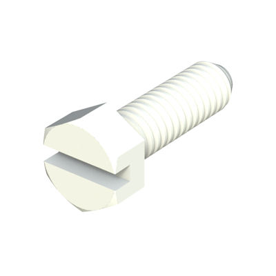 Винт с шестигранной головкой - MTCHR - ISC PLASTIC PARTS - с разрезом / из поликарбоната / нейлоновый