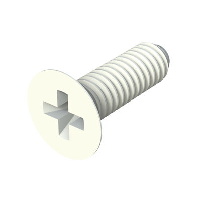 Винт с потайной головкой - MTCAP - ISC PLASTIC PARTS - Phillips / нейлоновый / из пластика