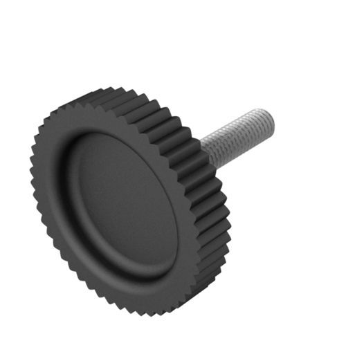 Рифленая кнопка - AKKM - ISC PLASTIC PARTS - круглая / из полипропилена / из PP