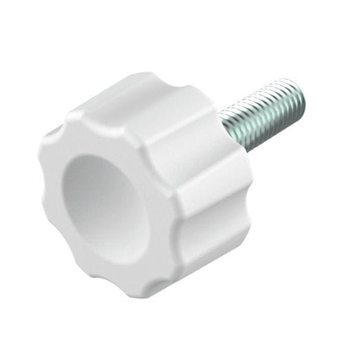 Рифленая кнопка - YAE - ISC PLASTIC PARTS - крестообразная / из стали / из нержавеющей стали