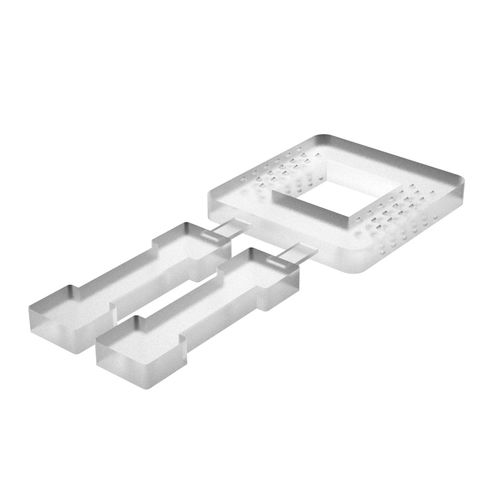 Прямоугольная крышка - UAG - ISC PLASTIC PARTS - из полипропилена / из PP