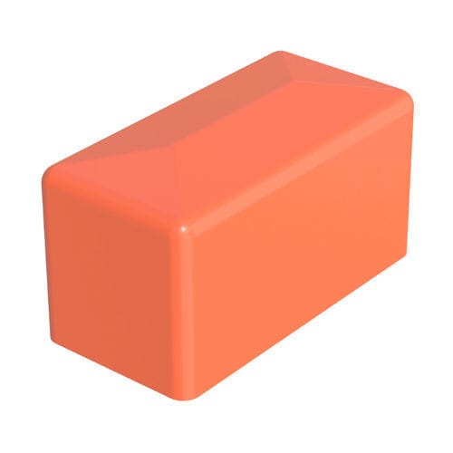 Прямоугольная крышка - VCRE - ISC PLASTIC PARTS - из ПВХ / литая