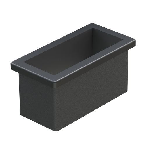 Резьбовая вставка - LFM  - ISC PLASTIC PARTS - из полиэтилена / из полиэтилена низкой плотности (ПЭВД) / прямоугольная