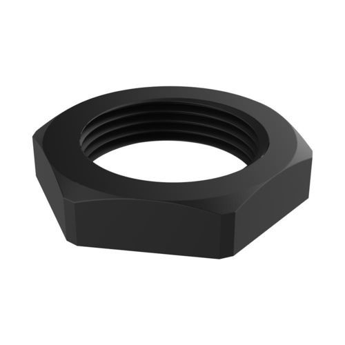 Шестиугольная контргайка - PRTUE - ISC PLASTIC PARTS - из поликарбоната / из полиамида, армированного стекловолокном / для затяжной втулки сальника